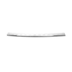 Nissan Juke Rear Bumper Sill Cover - Omac - S.Steel Brushed - Silver - '11-'14